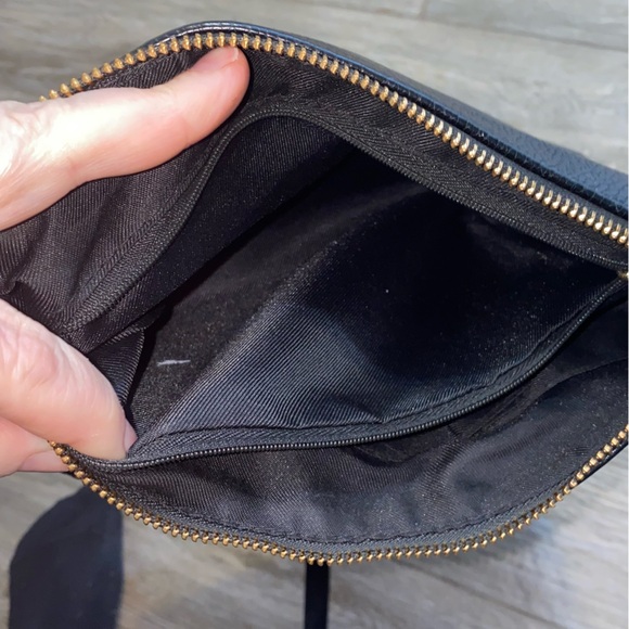 A New Day Black Faux Leather Crossbody Purse - Picture 10 of 13